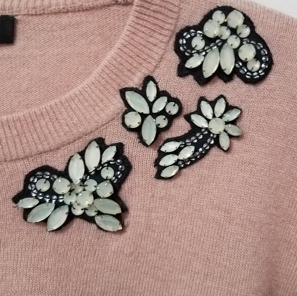 J. Crew opal embellished sweater - Picture 7 of 8